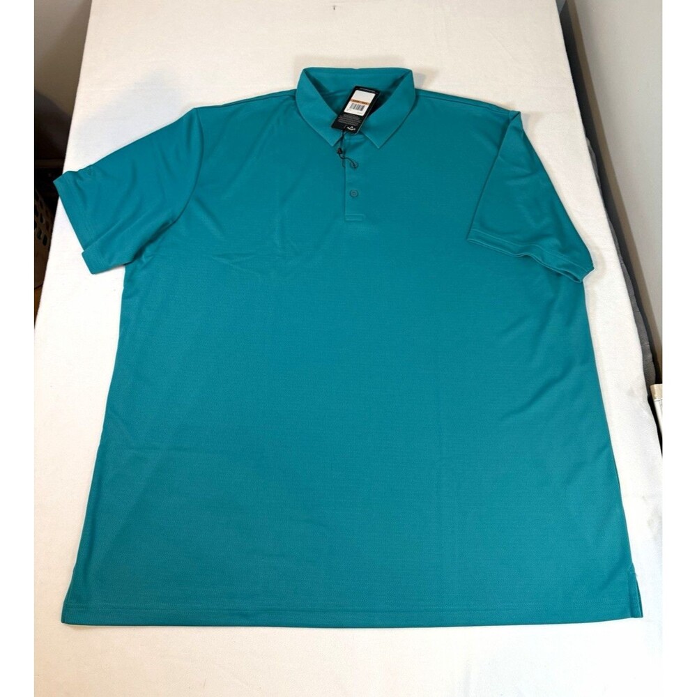 Callaway Opti-Dri Golf Polo Shirt Mens XXXL Blue Solid Short Sleeve UPF 50